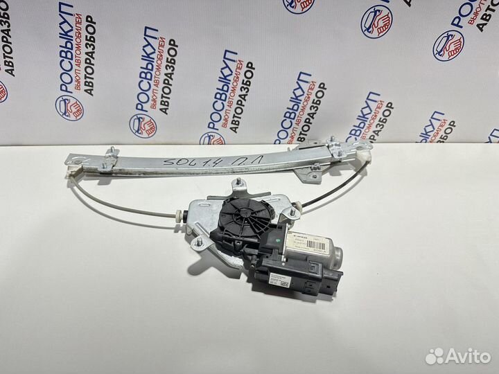 Стекло двери Hyundai Solaris 1