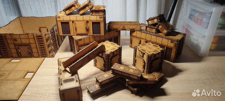 Террейн для варгемов тематики Sci-fi