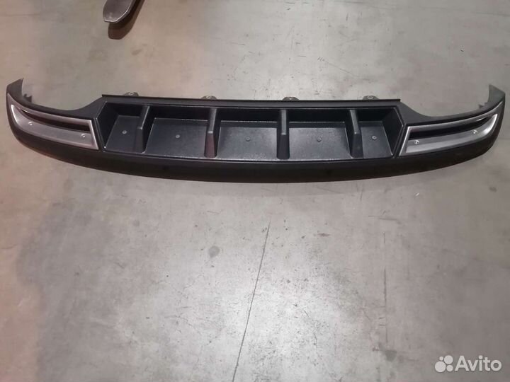 Юбка заднего бампера. Шкода октавия а7