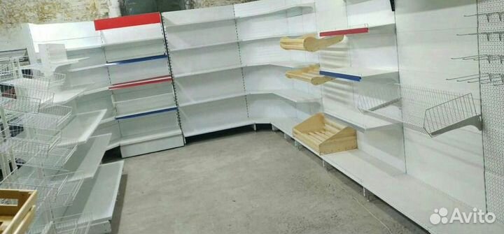 Стеллаж торговый Нордика и Водолей в наличии