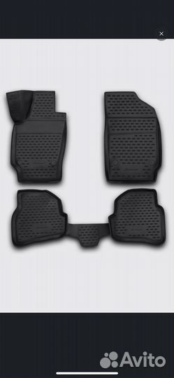 Коврики для volkswagen polo новые