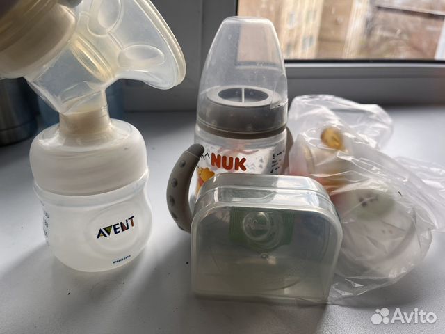 Накладки на грудь,молокоотсос ручной