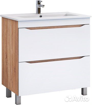 Тумба с раковиной Vigo Grani 75 напольная, 2 ящика