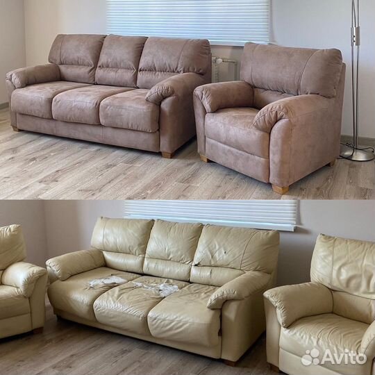 Перетяжка и ремонт мягкой мебели