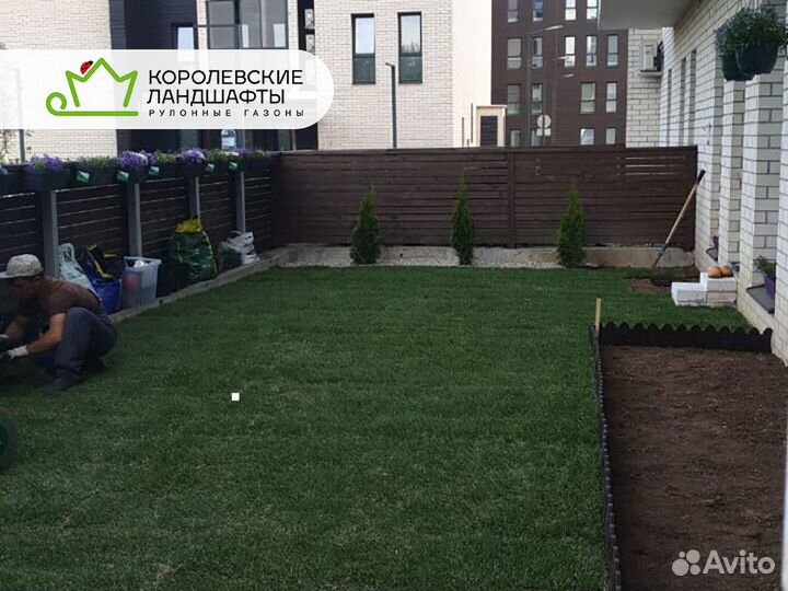 Рулонный газон