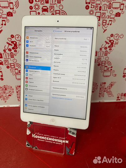 Планшет Apple iPad mini 16GB Wi-Fi(A1432) иш1