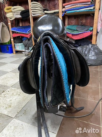 Выездковое седло Euroriding Diamant 17”