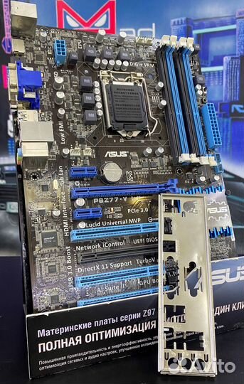 Материнская плата asus P8Z77-V LX 1155