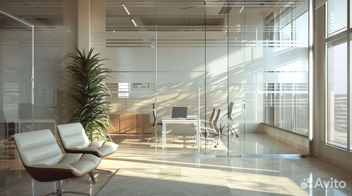 Стеклянные перегородки на заказ