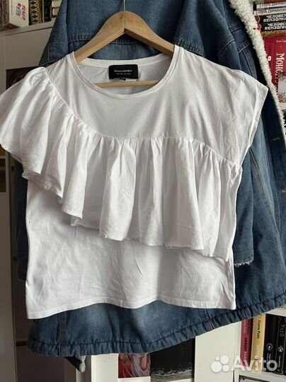 Футболка белая banana republic