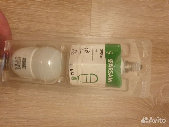 Светодиодная лампа IKEA 2шт.в комплекте