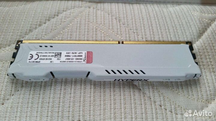 Kingston HyperX Fury White DDR3 8GB 1866 MHz Ддр3