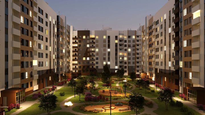 Квартира-студия, 22,2 м², 9/9 эт.