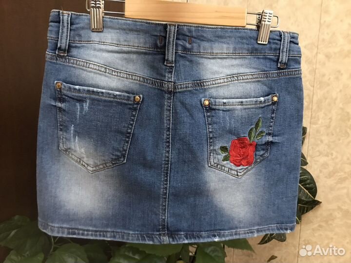 Юбка джинсовая