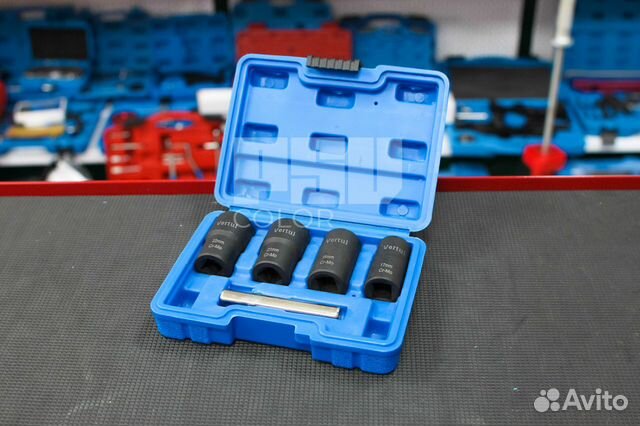 Набор головок для поврежденных болтов и гаек