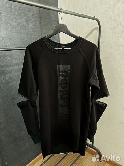 Свитшот удлиненный