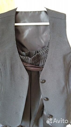 Юбка и жилет для школы 136 рост