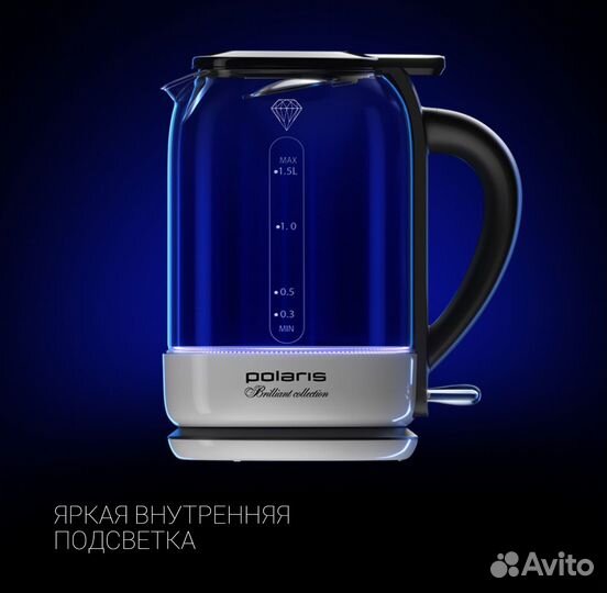 Электрический чайник Polaris PWK 1753CGL