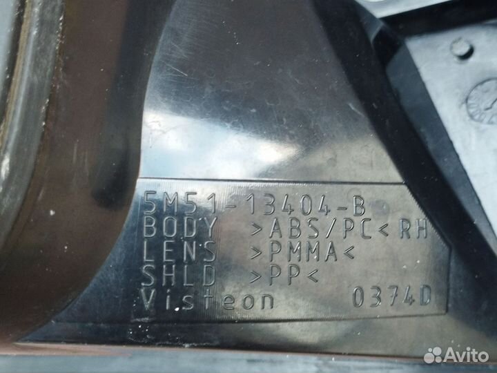 Задний фонарь правый Ford Focus 2