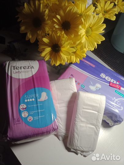 Прокладки урологические женские