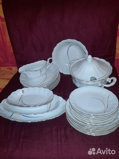 Сервиз польский, Walbrzych столовый Винтаж