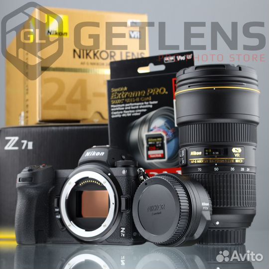 Nikon Z7 II + Nikon AF-S 24-70 2.8 + SanDisk 128Gb