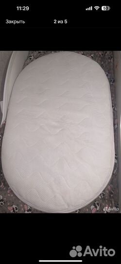 Матрас детский овальный