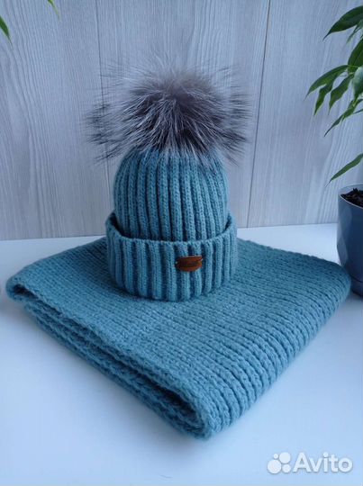 Набор шапка шарф