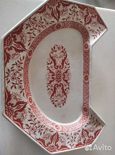 Тарелка Villeroy & Boch приставная 1880 г