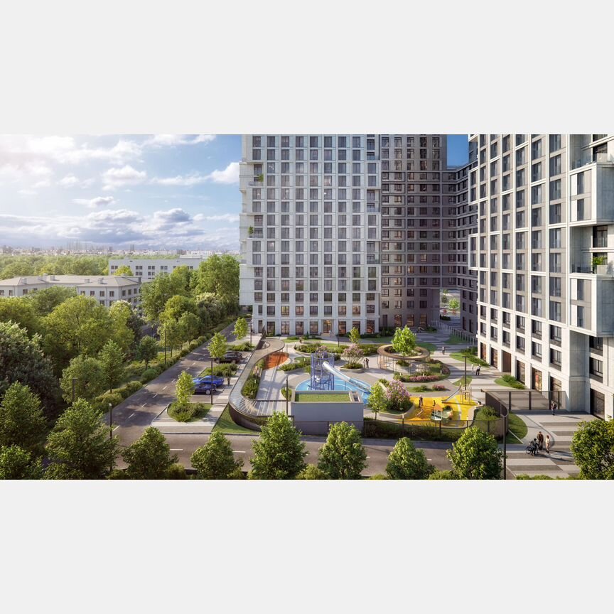 1-к. апартаменты, 37,6 м², 4/20 эт.