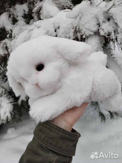 Игрушка кролик в стиле тедди