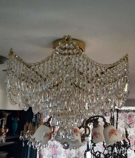 Люстра хрустальная Preciosa Чехия