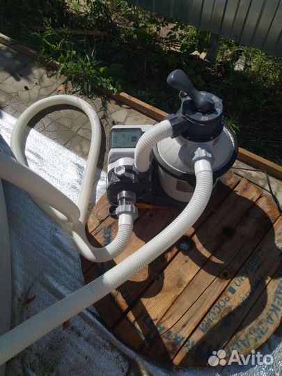 Песочный фильтр-насос+водонагреватель