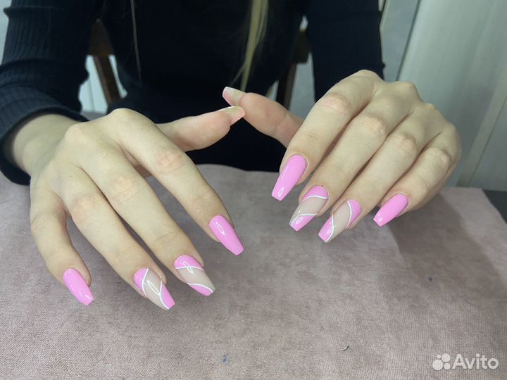 Модель на покрытие,наращивание ногтей