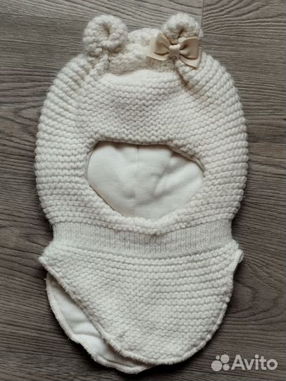 Шапки-шлем для девочки 2-4 года