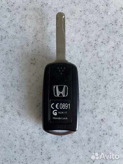 Ключ для Honda accord 8
