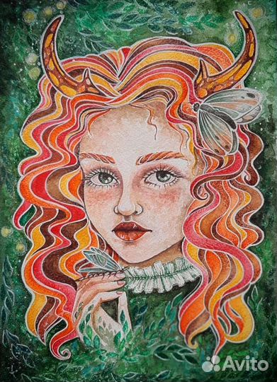 Графика А3 карандаш/акварель