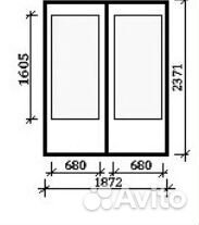 Пластиковый выход 2371х1872