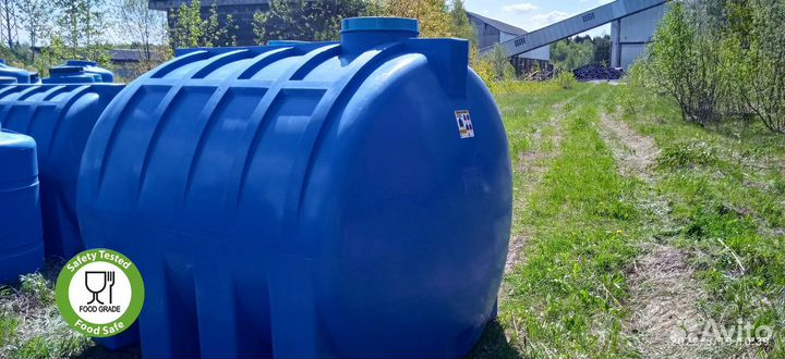Бочка пластиковая 5000 л / в день обращения