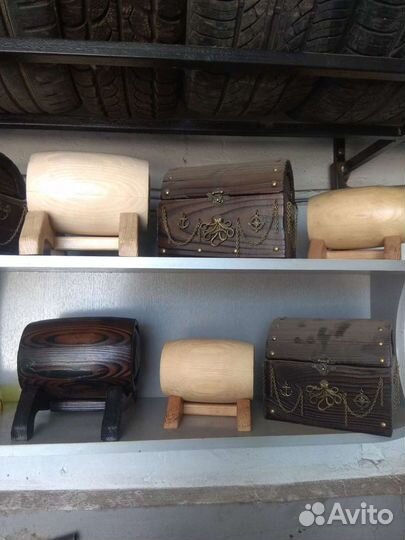 Копилка бочка, монеты, сундук