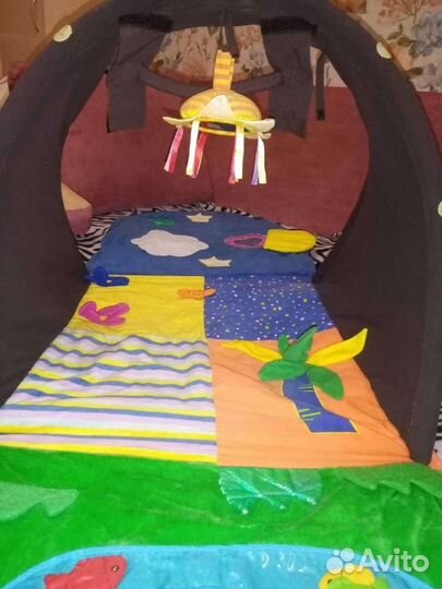 Развивающий коврик палатка