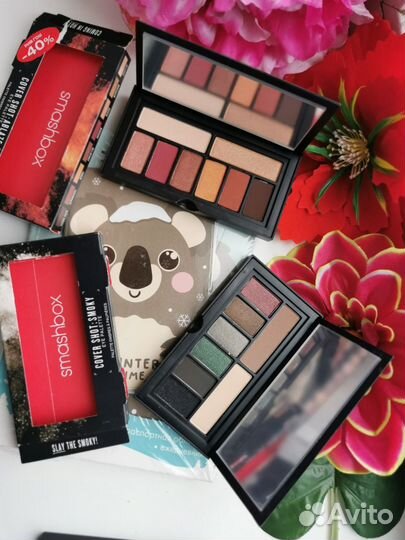 Палитры теней Dior, Clarins, Lancome, Smashbox, Es