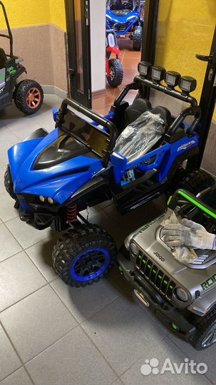 Детский электромобиль баги, двухместные, 4х4