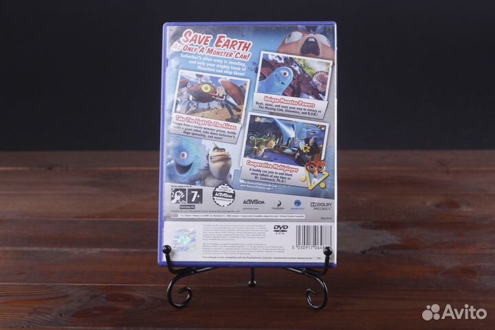 PS2 Monsters vs Aliens PAL Лицензия