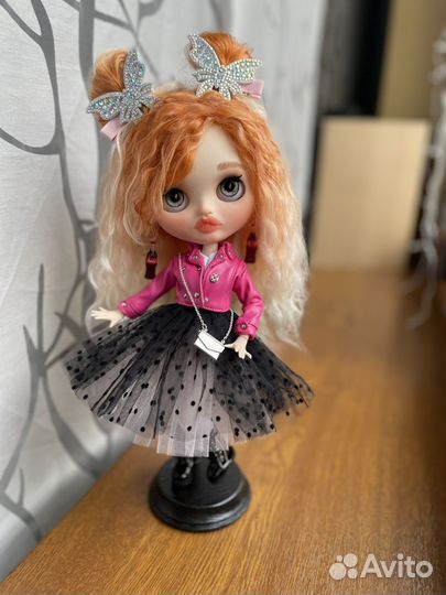 Блайз кукла кастом рыжая лисичка