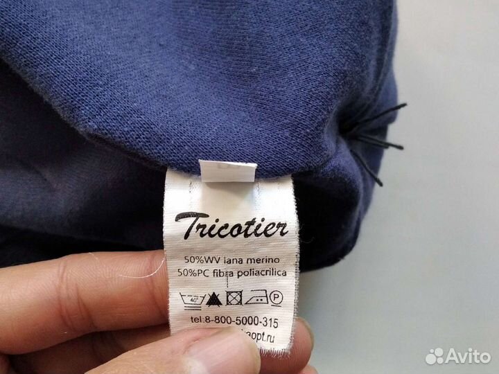 Шапка на завязках 52-54