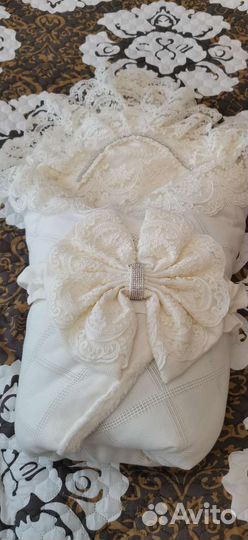 Конверт на выписку зимний для девочки