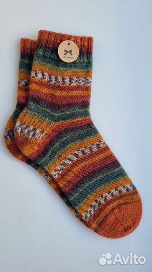 Носки вязаные ручной работы 39 размер