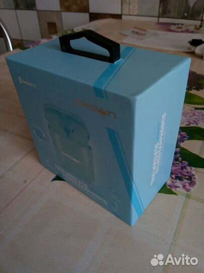 Беспроводные bluetooth наушники crown б/у