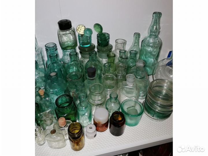 Пузырьки разные (флаконы, бутылочки ) старинные